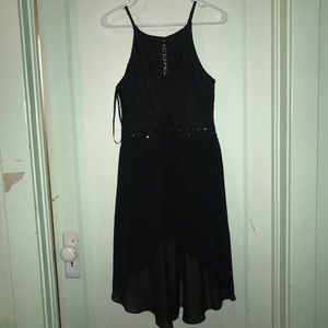 Black High Low Dress